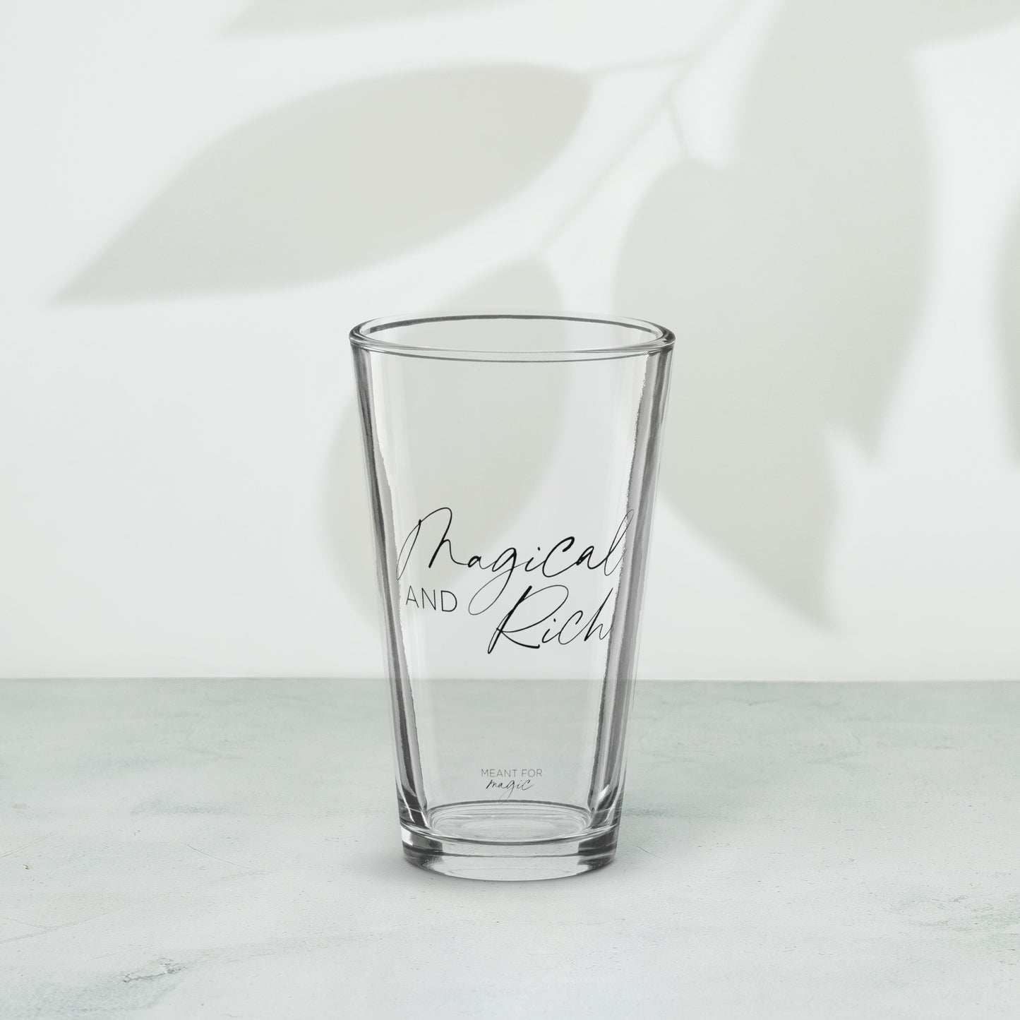 The MFM Shaker pint glass