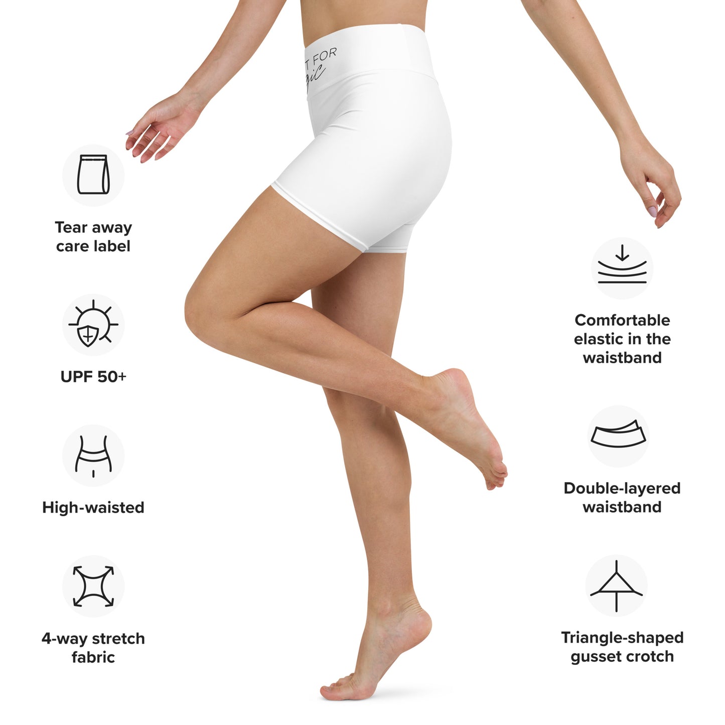 The Meant for Magic Yoga Shorts